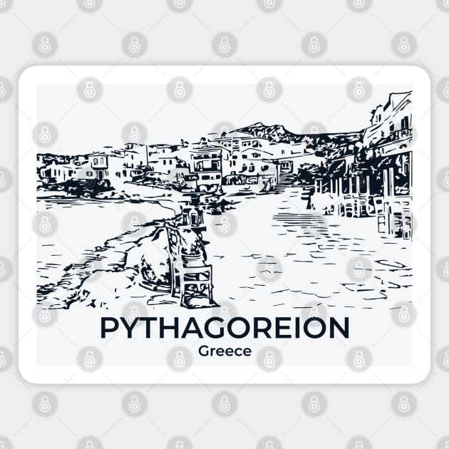 Pythagoreion - Greece Magnet by Lakeric